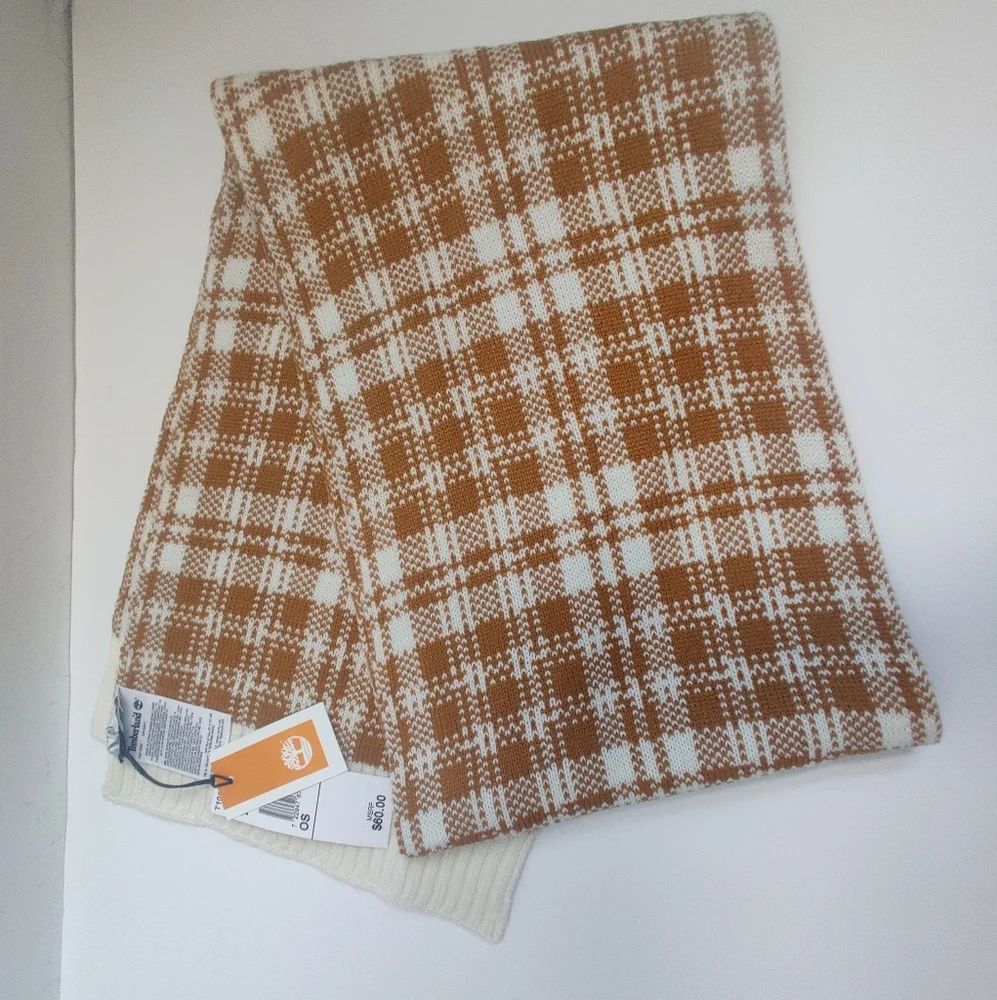 🆕 Timberland Buffalo Plaid Thick Warm Academia Unisex Scarf Streetwear (OS)
